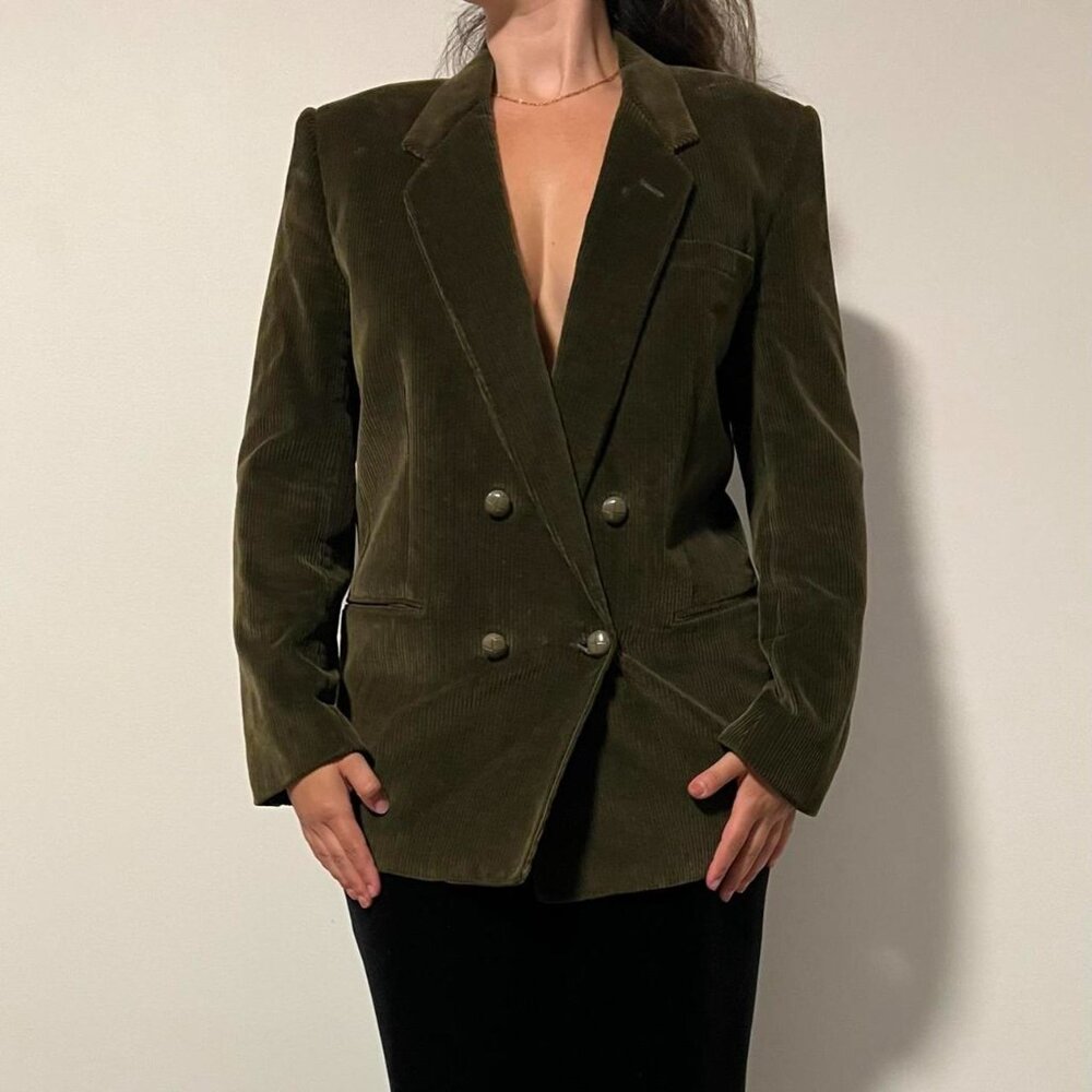 Jordache Vintage Corduroy Blazer Size